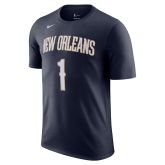 Nike NBA New Orleans Pelicans Zion Williamson Tee - Blau - Kurzärmeliges T-shirt
