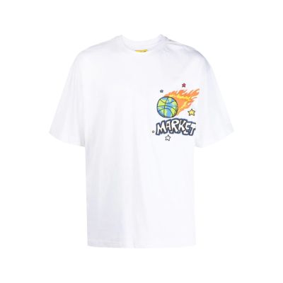 Market Memorabilia Tee - Weiß - Kurzärmeliges T-shirt