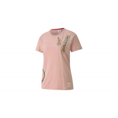 Puma x Charlotte Olympia Women's Tee - Rosa - Kurzärmeliges T-shirt