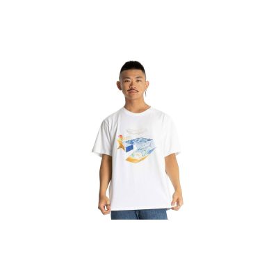 Converse Star Chevron Ocean T-Shirt - Weiß - Kurzärmeliges T-shirt