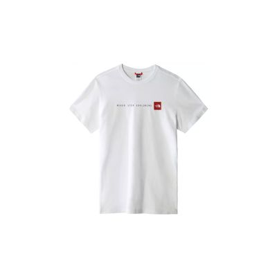 The North Face M Base Tee White - Weiß - Kurzärmeliges T-shirt