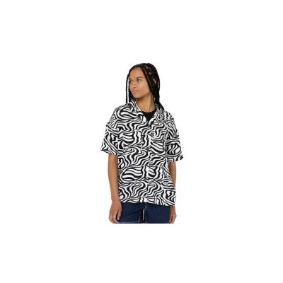 Dickies Leesburg Shirt W Cloud Zebra - Rosa - Kurzärmeliges T-shirt