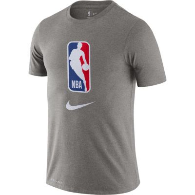 Nike Dri-FIT NBA Logo Tee - Grau - Kurzärmeliges T-shirt