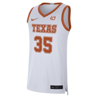 Nike Dri-FIT College Texas Kevin Durant Limited Jersey - Weiß - Jersey
