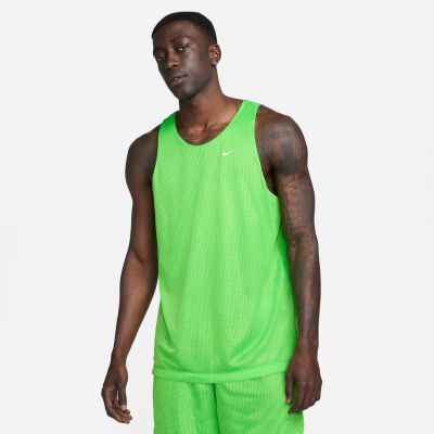 Nike Dri-FIT Standard Issue Reversible Basketball Jersey Action Green - Grün - Jersey