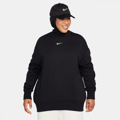 Nike Sportswear Phoenix Fleece Wmns Oversized Crewneck Black - Schwarz - Hoodie