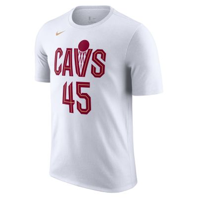Nike NBA Cleveland Cavaliers Donovan Mitchell Tee White - Weiß - Kurzärmeliges T-shirt