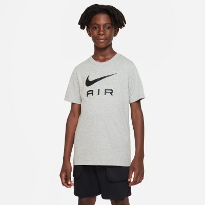 Nike Sportswear Big Kids' Tee Dark Heather Grey - Grau - Kurzärmeliges T-shirt