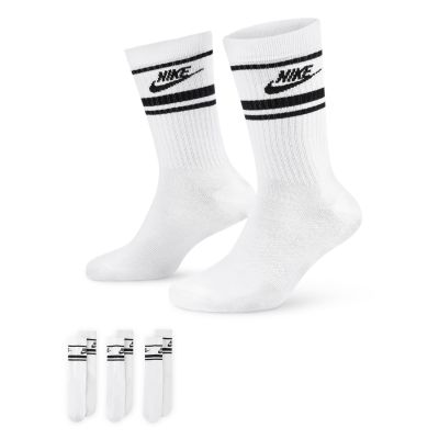 Nike Sportswear Dri-FIT Everyday Essential Crew 3-Pack Socks White Black - Weiß - Socken