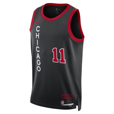 Nike Dri-FIT NBA Chicago Bulls Demar Derozan City Edition 23/24 Swingman Jersey - Schwarz - Jersey