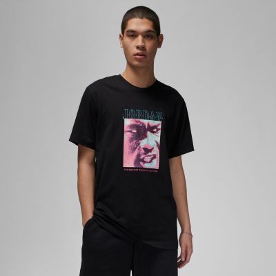 Jordan Brand Graphic Tee Black - Schwarz - Kurzärmeliges T-shirt