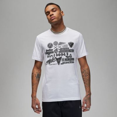 Jordan Graphic Tee - Weiß - Kurzärmeliges T-shirt