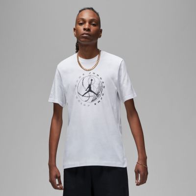 Jordan Dri-FIT Sport Graphic Tee White - Weiß - Kurzärmeliges T-shirt