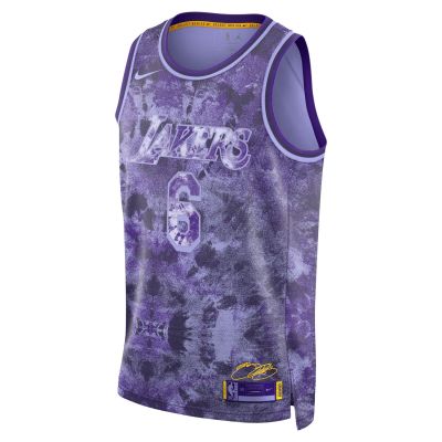 Nike Dri-FIT NBA LeBron James Los Angeles Lakers 2022/23 Select Series Swingman Jersey Purple Pulse - Violett - Jersey