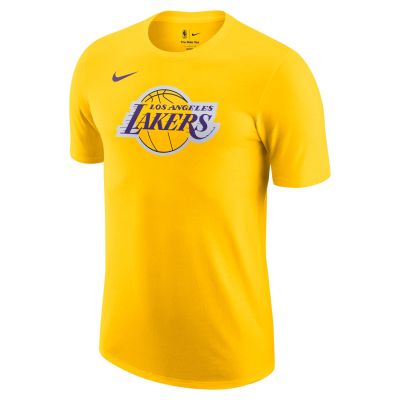 Nike NBA Los Angeles Lakers Essential Tee Amarillo - Gelb - Kurzärmeliges T-shirt