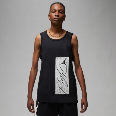 Jordan Essentials Graphic Tank Top Black - Schwarz - Kurzärmeliges T-shirt