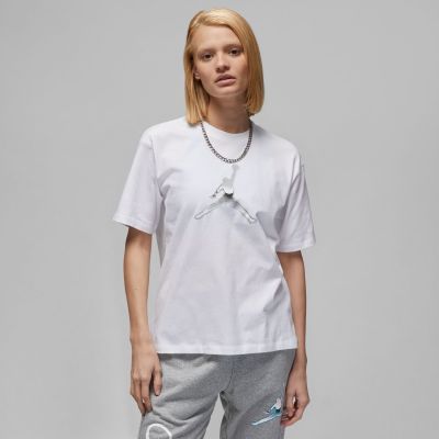 Jordan Wmns Graphic Tee White - Weiß - Kurzärmeliges T-shirt