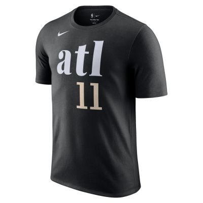 Nike NBA Atlanta Hawks Trae Young City Edition Tee - Schwarz - Kurzärmeliges T-shirt