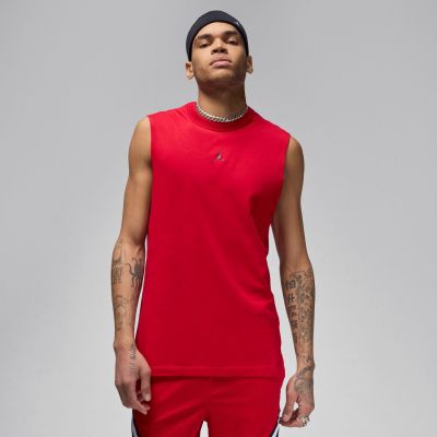 Jordan Sport Dri-FIT Sleeveless Top Gym Red - Rot - Kurzärmeliges T-shirt