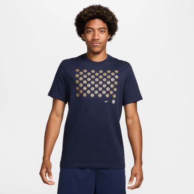 Nike Dri-FIT USA Basketball Tee - Blau - Kurzärmeliges T-shirt