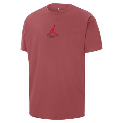Jordan NBA Chicago Bulls Courtside Statement Edition Tee Canyon Rust - Rot - Kurzärmeliges T-shirt