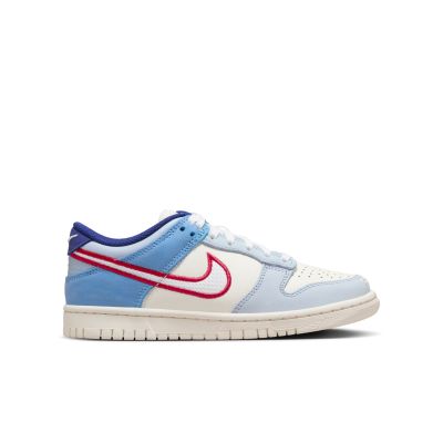 Nike Dunk Low "Armory Blue Red Mesh" (GS) - Weiß - Turnschuhe