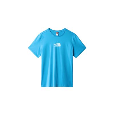 The North Face M S/S Alpine Equipment Tee - Blau - Kurzärmeliges T-shirt