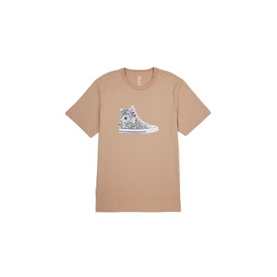 Converse Flower Chuck Tee - Braun - Kurzärmeliges T-shirt