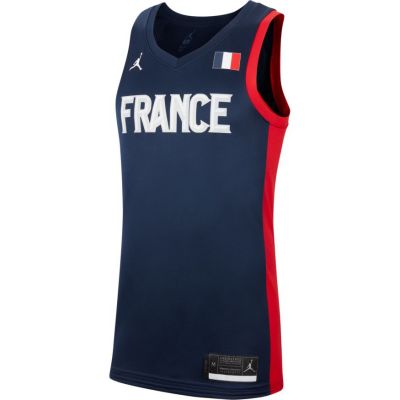 France Jordan (Road) Limited Basketball Jersey - Blau - Jersey