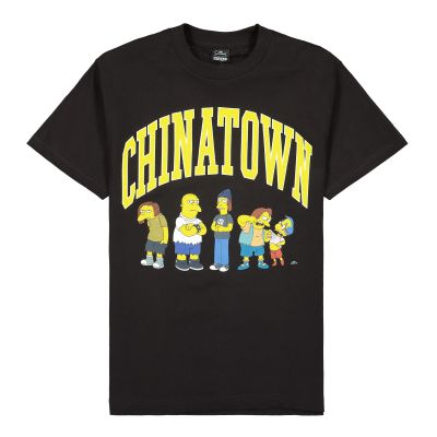 The Simpsons X Chinatown Market Ha Ha Arc T-Shirt Black - Schwarz - Kurzärmeliges T-shirt