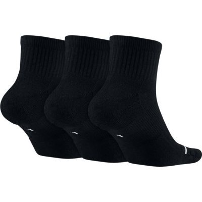 Jordan Jumpman QTR 3 Pair Socks - Schwarz - Socken