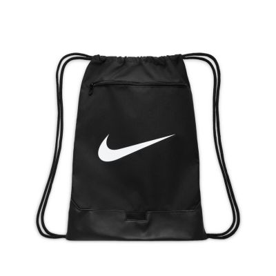 Nike Brasilia 9.5 Drawstring Training Gymsack Black 18L - Schwarz - Tasche