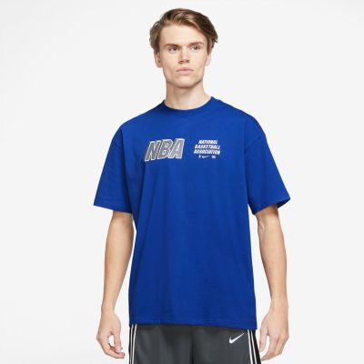 Nike NBA Team 31 Courtside Max 90 Tee - Blau - Kurzärmeliges T-shirt