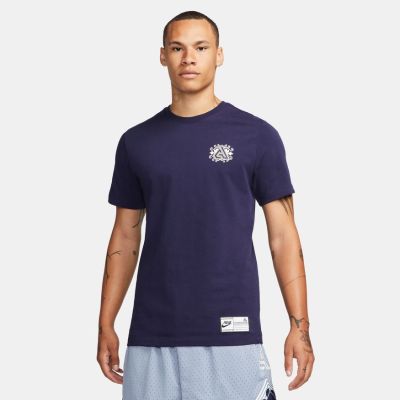 Nike Giannis Premium Basketball Tee Blackened Blue - Blau - Kurzärmeliges T-shirt