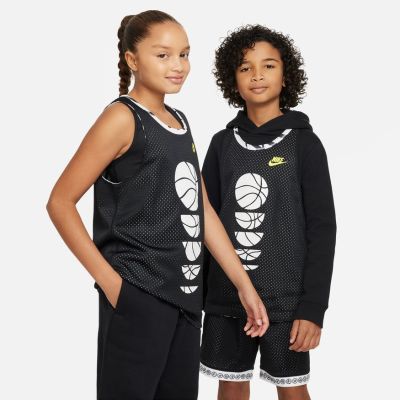 Nike Culture of Big Kids Reversible Basketball Jersey Black - Schwarz - Jersey