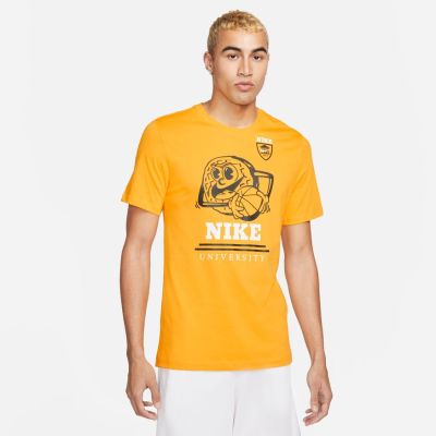 Nike Basketball Tee University Gold - Gelb - Kurzärmeliges T-shirt