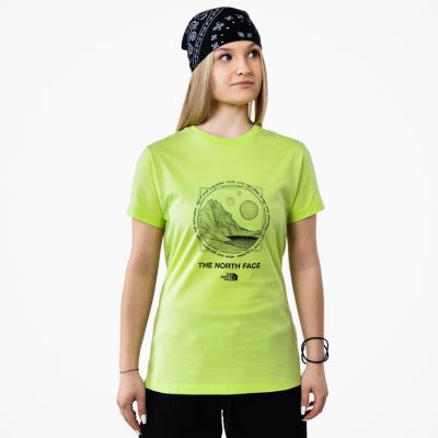 The North Face Galahm Graphic Tee Sharp Green - Grün - Kurzärmeliges T-shirt