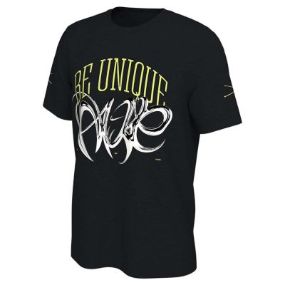 Nike Wemby Unique Team Short Sleeve Cotton Tee - Schwarz - Kurzärmeliges T-shirt