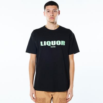 Pleasures Liquor Tee Black - Schwarz - Kurzärmeliges T-shirt