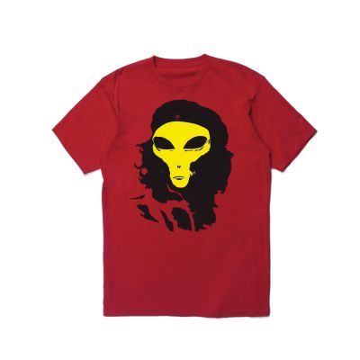 Pleasures Alien Tee Red - Rot - Kurzärmeliges T-shirt