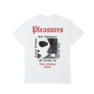 Pleasures Reality Tee White - Weiß - Kurzärmeliges T-shirt