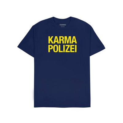 Pleasures Karma Tee Navy - Blau - Kurzärmeliges T-shirt