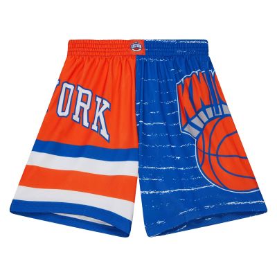 Mitchell & Ness NBA New York Knicks Jumbotron 3.0 Shorts - Orange - Kurze Hose