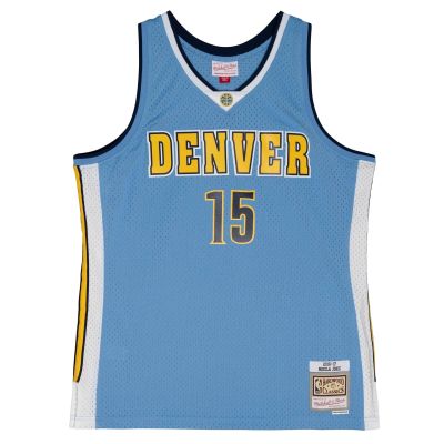 Mitchell & Ness NBA Denver Nuggets 2016 Nikola Jokic Road Jersey - Blau - Jersey
