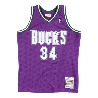 Mitchell & Ness NBA Milwaukee Bucks Ray Allen Swingman Jersey - Violett - Jersey