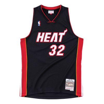 Mitchell & Ness NBA Miami Heat Shaquille O'Neal Swingman Road Jersey - Schwarz - Jersey