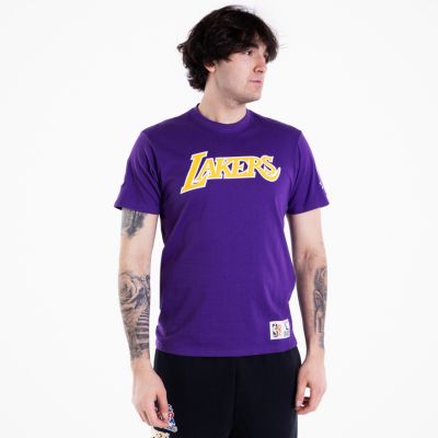 Mitchell & Champ City S/S Los Angeles Lakers Tee - Violett - Kurzärmeliges T-shirt