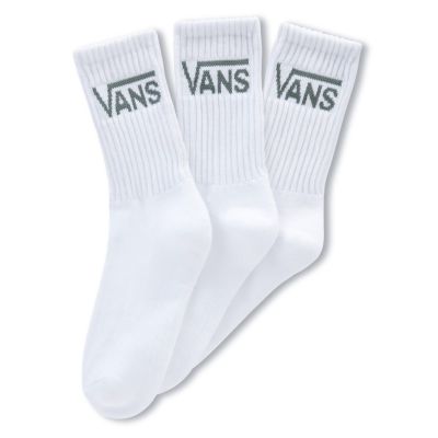 Vans WM Classic Crew Wmns Socks 3-Pack White - Weiß - Socken