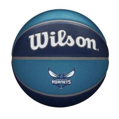 Wilson NBA Team Tribute Basketball Charlotte Hornets Size 7 - Blau - Ball