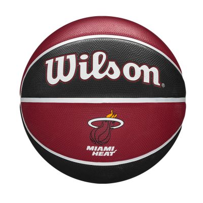 Wilson NBA Team Tribute Basketball Miami Heat - Schwarz - Ball